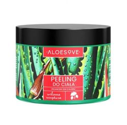 Aloesove - Refreshing BODY SCRUB with finely ground green coffee seeds (Odświeżający PEELING DO CIAŁA) 250ml 5902249011258