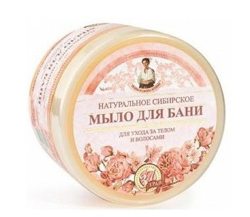 Granny Agafia's Recipes - Siberian natural SOAP with flower extracts for body and hair care 500ml 4744183014220