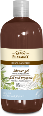 Green Pharmacy - Shower Gel OLIVE & RICE MILK 500 ml 5904567051244