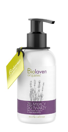 Sylveco - BIOLAVEN - Hypoallergenic moisturizing and refreshing FACE GEL with GRAPE SEED OIL for all skin type ( ŻEL do mycia TWARZY) 150ml 7539