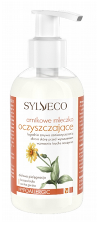 Sylveco - Hypoallergenic facial CLEANSING MILK with ARNICA for sensitive and dry skin (ARNIKOWE MLECZKO oczyszczające do twarz) 150ml 5907502687232