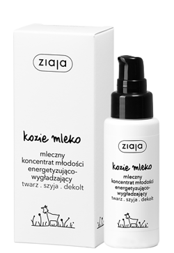 Ziaja - Goat's Milk 30+ - Face, Neck & Shoulders Milk CONCENTRATE of youth energizing and smoothing all skin types 50ml 5901887042655