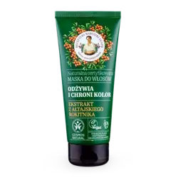 Babuszka Agafia - Natural MASK nourishing and protecting hair color with Altai sea buckthorn / Naturalna MASKA odżywiająca i chroniąca KOLOR włosów z rokitnikiem ałtajskim 200ml 4743318149141