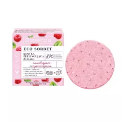 Bielenda - Eco Sorbet Raspberry/MALINA - Facial Peeling Cube Moisturizing And Cleansing / KOSTKA PEELingująca 60g 5902169042752