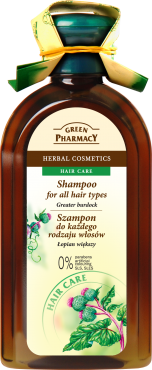 Green Pharmacy - Szampon ŁOPIAN WIĘKSZY do każdego rodzaju włosów 350 ml 5904567050261