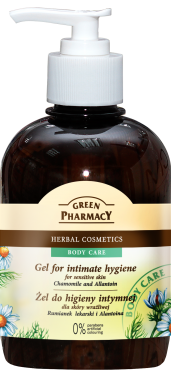 Green Pharmacy - Żel do higieny intymnej do skóry wrażliwej RUMIANEK LEKARSKI i alantoina 370 ml 5904567050513