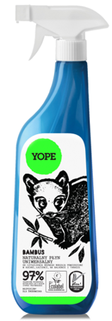 Yope - Naturalny płyn UNIWERSALNY do czyszczenia różnych powierzchni 97% składników pochodzenia naturalnego BAMBUS 750ml 5905279370159