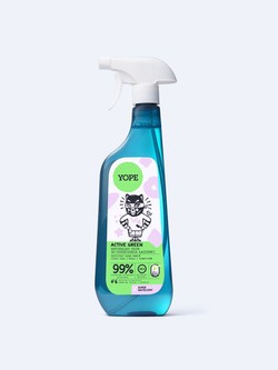 Yope - Naturalny płyn do czyszczenia ŁAZIENKI 98% składników pochodzenia naturalnego ACTIVE GREEN 750ml 5903760202897